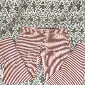 Joe’s slim fit striped jeans